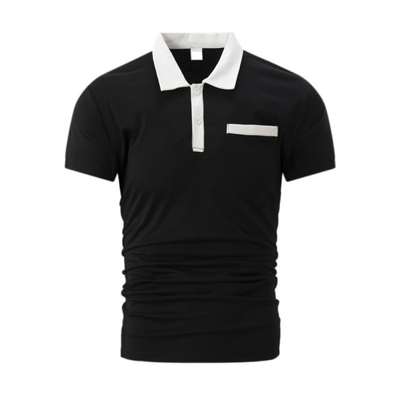 CaiJunJia George Polo Shirt,Men's Short Sleeve Cotton Pique Polo Shirt in Regular Fit