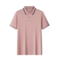 thumbnail image 1 of CaiJunJia George Polo Shirt,Men's Short Sleeve Solid Stretch Cotton Pique Polo Shirt, 1 of 5