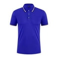 thumbnail image 1 of CaiJunJia George Polo Shirt,Mens Casual Polo Shirts Classic Short Sleeve Golf Shirt Fashion Button Cotton Top with Pocket, 1 of 5