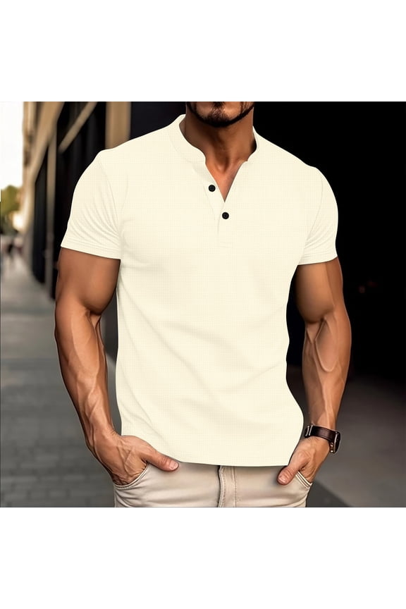 George T Shirts for Men,2024 Spring Summer Mens Polo Shirts Quick Dry Short Sleeve Golf T Shirt Performance Moisture Wicking Casual Workout