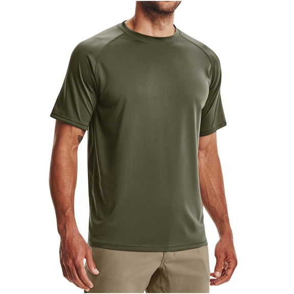 CaiJunJia George T Shirts for Men,Workout Shirts for Men Short Sleeve Quick Dry Athletic Gym Active T Shirt 2024 Spring Summer Moisture Wicking Tops