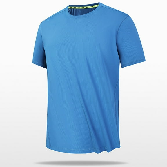 CaiJunJia George T Shirts for Men,Workout Shirts for Men Short Sleeve Quick Dry Athletic Gym Active T Shirt 2024 Spring Summer Moisture Wicking Tops