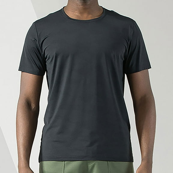 CaiJunJia George T Shirts for Men,Workout Shirts for Men Short Sleeve Quick Dry Athletic Gym Active T Shirt 2024 Spring Summer Moisture Wicking Tops