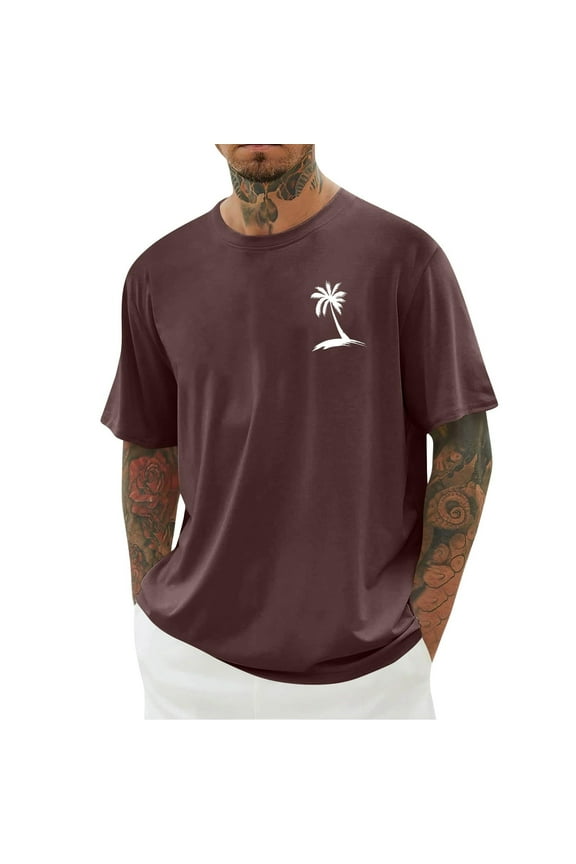 George Variety Crew Neck Pack T-Shirts for Men - Soft and Fit Mens T-Shirt - Cotton Poly Blend - Pre Shrunk