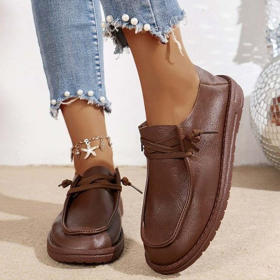 CaiJunJia Loafers for Women Business Casual Shoes Comfortable & Lightweight Penny Loafers Slip On Work Flats