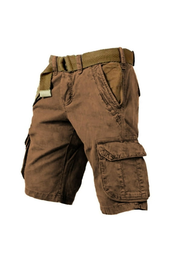 Men's Cargo Shorts Rip Stop Cotton Outdoor Casual Shorts
