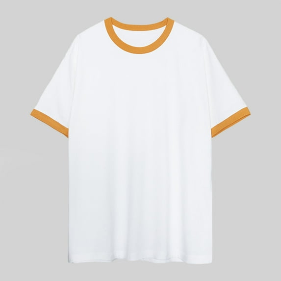 CaiJunJia Men's Comfortable Soft Cotton T-Shirt Moisture-Wicking Crew Tee Undershirts