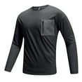 thumbnail image 1 of CaiJunJia Men's Sun Protection Shirts UV SPF UPF 50+ Long Sleeve Rash Guard Fishing Running Quick Dry Lightweight, 1 of 5