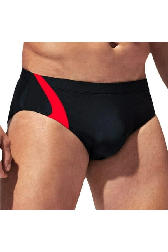 Men's Swim Briefs with Hydrolast Tech - Bathing Suit for Swimmer - Men's Athletic Swimwear Briefs