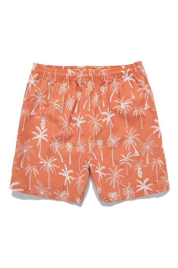 Mens Swim Trunks Quick Dry 5 inch Inseam Beach Shorts with Mesh Lining Bathing Suits for Men