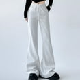 thumbnail image 1 of CaiJunJia No Boundaries Flare Leg Sweatpants for Women High Waisted Baggy Sweat Pants Drawstring Athletic Pants, 1 of 4