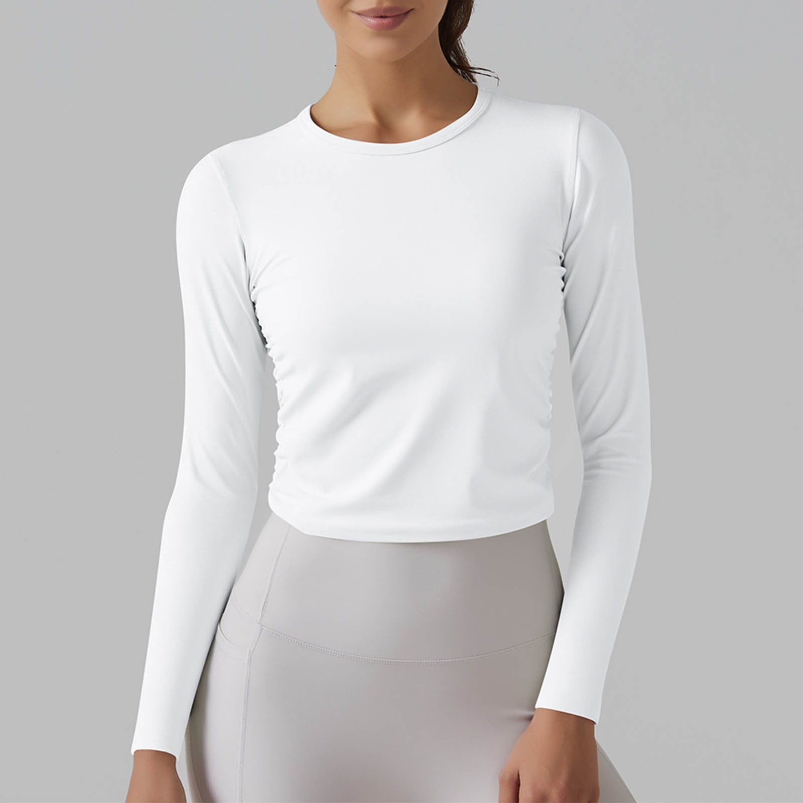 CaiJunJia Clearance No Boundaries Long Sleeve Tops,Women's Long Sleeve ...
