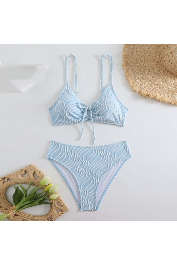 Bikini Women's Sexy Sling Hollow Sexy Bikini Split Swimsuit Suit