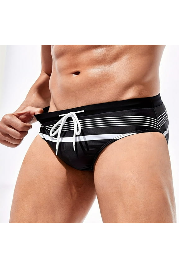 Performance Men's Swim Brief Swimsuit Practice Pool Training Bathing Suit