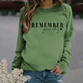 thumbnail image 1 of CaiJunJia Sweatshirts , Women's Fall Soft Crew neck Sweatshirts Trendy Letter Graphic Lightweight Pullover Top Long Sleeve Winter Sweat Shirts, 1 of 4