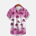 thumbnail image 1 of CaiJunJia Tops Mens Hawaiian Floral Shirts Button Down Tropical Holiday Beach Shirts, 1 of 4