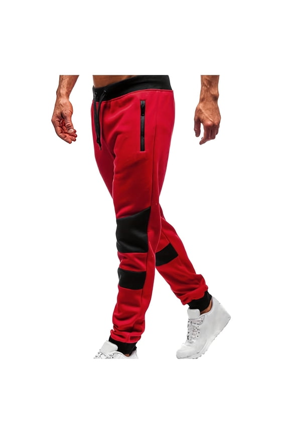 Ultra Performance Mens Joggers Mens Athletic Sweatpants with Pockets for Men,Red Sizes S-3XL