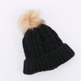 thumbnail image 1 of CaiJunJia Womens Winter Beanie Hat, Warm Fleece Lined Knitted Soft Ski Cuff Cap with Pom Pom, 1 of 2