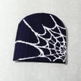 thumbnail image 1 of CaiJunJia Y2K Gothic Spider Pattern Wool Acrylic Knitted Hat Women Beanie Winter Warm Beanies Men Casual Skullies Outdoor, 1 of 1
