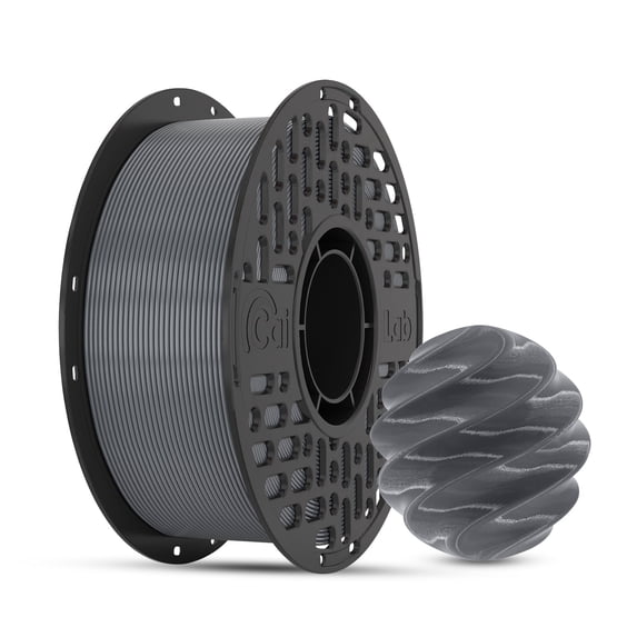 CaiLab PETG 3D Printer Filament 1.75mm, High Strength, High Temp Resistance, Low Shrinkage, For Functional Parts & High-Speed FDM Printing, 1KG Spool, Gray