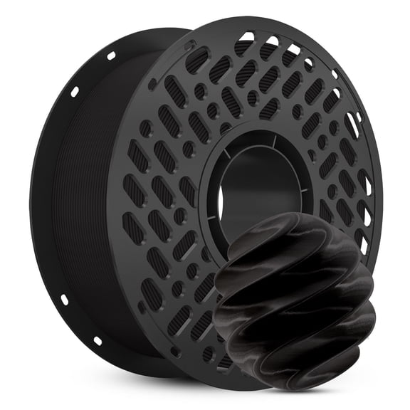 CaiLab PLA  3D Printer Filament Fast FDM Printing PLA Low Warping 1.75mm diameter Accuracy  /- 0.02mm Works with Bambu Lab 2.2lbs(1KG) Spool Black