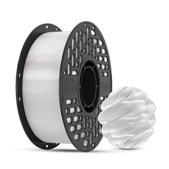 CaiLab PLA+ 3D Printer Filament Fast FDM Printing PLA Low Warping 1.75mm diameter Accuracy +/- 0.02mm Works with Bambu Lab 2.2lbs(1KG) Spool Clear