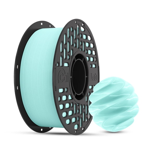 CaiLab PLA+ 3D Printer Filament Fast FDM Printing PLA Low Warping 1.75mm diameter Accuracy +/- 0.02mm Works with Bambu Lab 2.2lbs(1KG) Spool Ice Blue