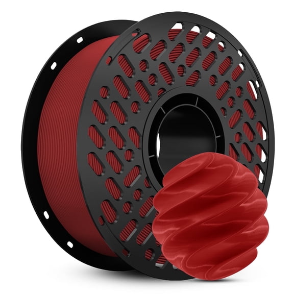 CaiLab PLA+ 3D Printer Filament Fast FDM Printing PLA Low Warping 1.75mm diameter Accuracy +/- 0.02mm Works with Bambu Lab 2.2lbs(1KG) Spool Red