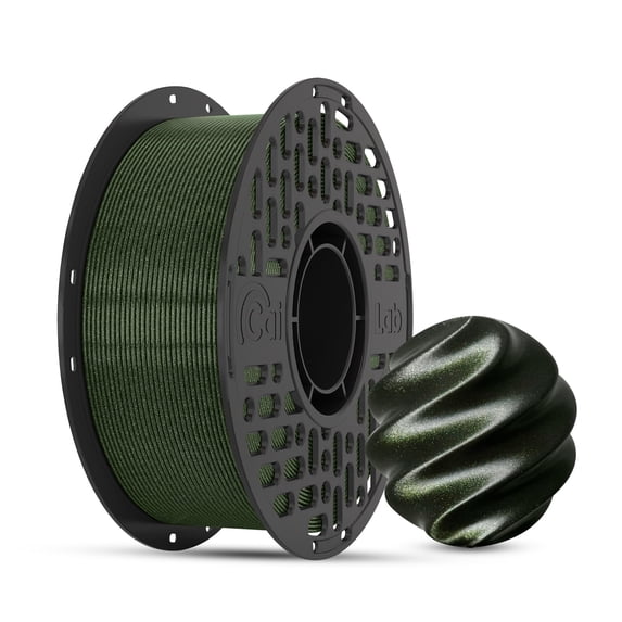 CaiLab PLA Chameleon 3D Printer Filament 1.75mm, Shimmer Finish, 1kg (2.2 lb) Spool – Blue&Green&Gold