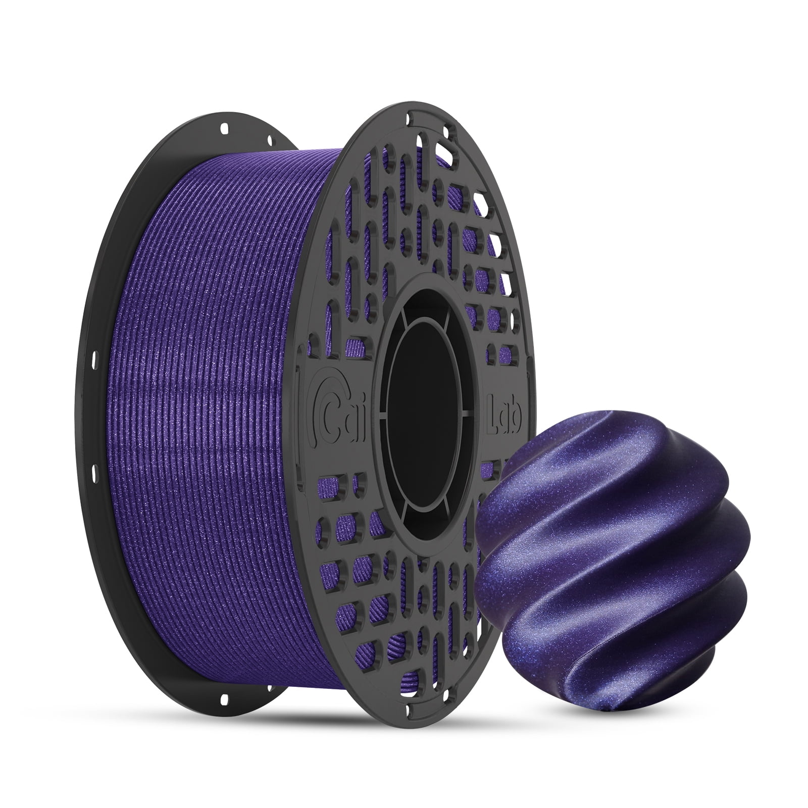CaiLab PLA Chameleon 3D Printer Filament 1.75mm, Shimmer Finish, 1kg (2.2 lb) Spool – Red&Purple&Blue
