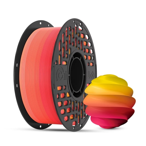 Cailab PLA Gradient 3D Printer Filament, 2.2lbs(1KG) Spool, for Most FDM 3d Smooth Vibrant Printing, Chrysanthemum