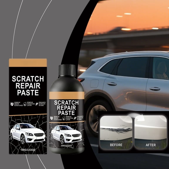 CaiTeLin 100g Car Scratch Repair Cream, Automotive Paint Scuff Remover Polishing, Restoration And Surfaces Maintenance Paste for Auto, Boat, Motorcycle