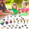 CaiTeLin 2024 Black and Friday and Deals Children's Simulation World Insect Plant Set Model Hand