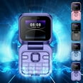 thumbnail image 1 of CaiTeLin 2026 New Mini Flip Mobile Phone 2 SIM Card Small Display Foldable Cell Phone Unlocked Flip Phone 2G Flip Cell Phone for Seniors,Teacher Planner, 1 of 5