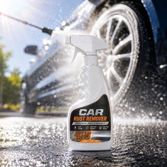 CaiTeLin 4oz Car Wheel Rust Remover, Rim Cleaner For Rust Removal, Polishing Agent for Car, Truck, Garage, Home, Daily Auto Maintenance and Surface Care