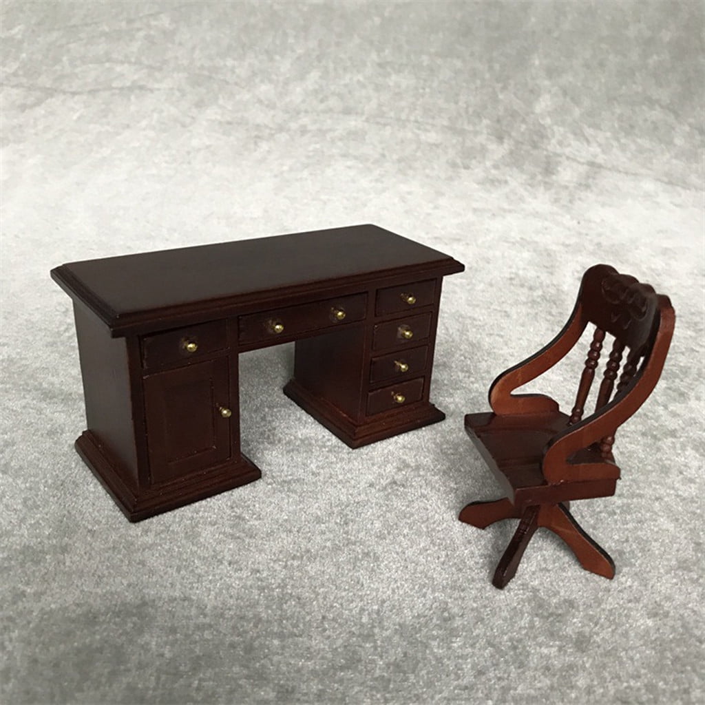 CaiTeLin Black and Friday Deals 2024 Miniature Vintage Desk Chair 112