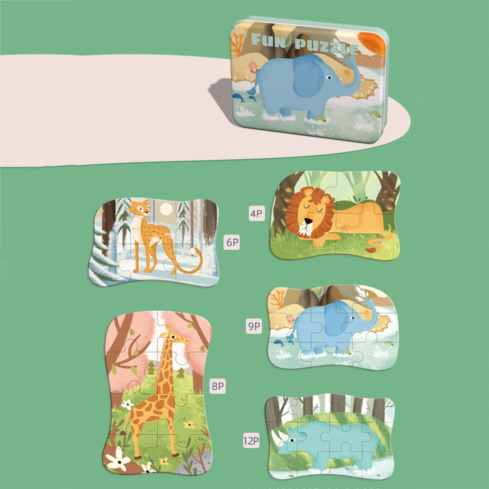 CaiTeLin Black and Friday Home Deals 2024 Children's Puzzles Suitable