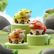 CaiTeLin Mini Toy Children Press Toy Car Cute Little Car 1-3 Years Old Toddler Gift Early Education Birthday Gift