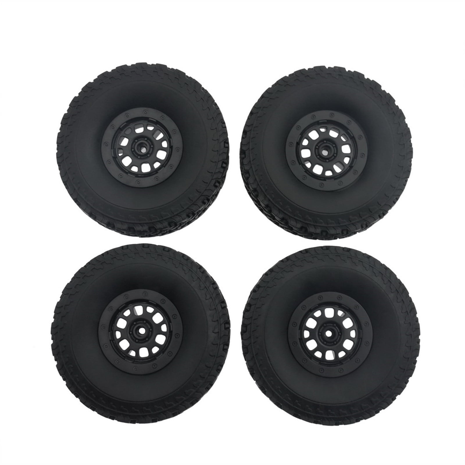 CaiTeLin Black and Friday Toys 2024 C54 Tire Wheels Hub Cover Kit for RC WPL MN Fourwheel Drive