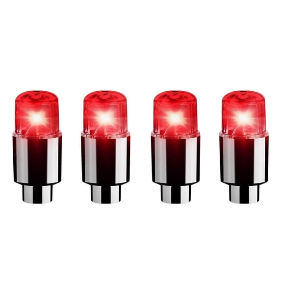 CaiTeLin Car LED Wheel Light Waterproof Caps, Luminous Tire Valve with Vibration Activated Feature, Auto Night Driving Accessory for Vehicle, Truck, SUV, Motorcycle, Bike, Bicycle