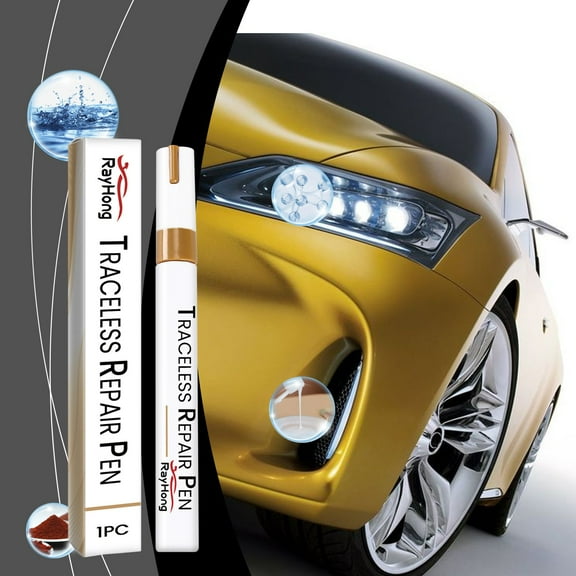 CaiTeLin Car Paint Repair Scratch Repair Quick Recovery Car Color Repair Pen 3ml(gold)