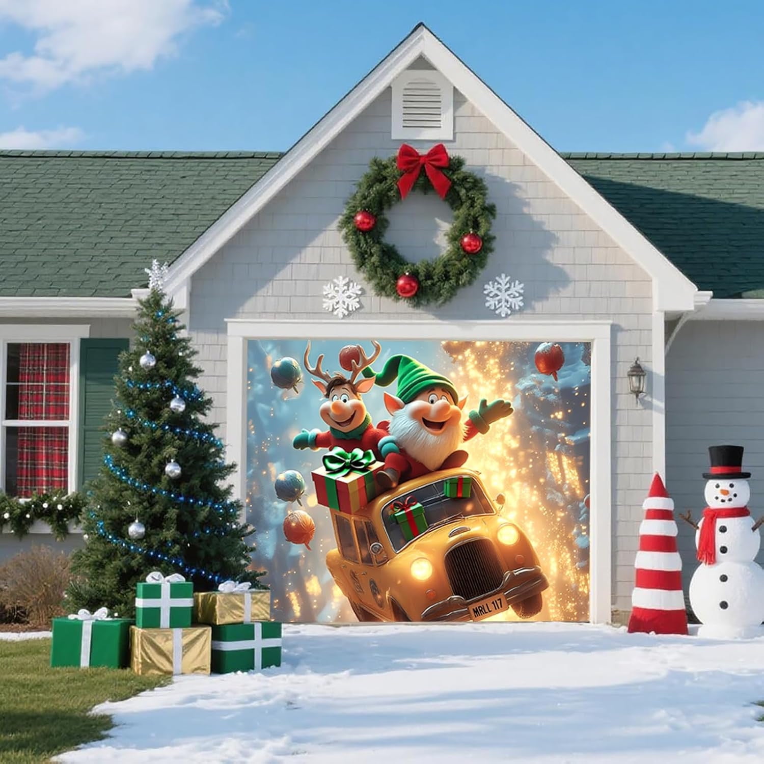 Christmas Garage Door Murals