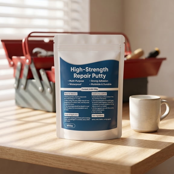 CaiTeLin High Strength Multi-purpose Repair Adhesive, Strong Iron Bonding Glue for Plastics Metals with Strong Hold, Multi-purpose Fix for Water Tank, Pipe, Home, Garage Use Task Repair