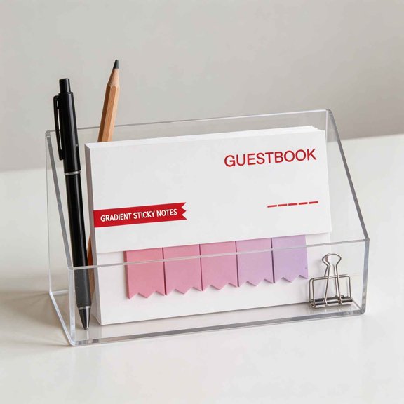 CaiTeLin Multi-Color Gradient Page Markers, Cute Note Tabs Sticky Index Flags, Colorful Bookmark Labels for Office, Study, Reading, Notebook, Planner, Document Organization, Daily Use