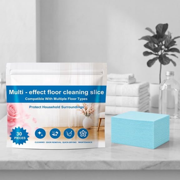 CaiTeLin Multi-Effect Floor Cleaning Tool, Household Mop with Spray Function, Wet Dry Dust Mop for Kitchen, Living Room, Home, Office, Daily Maintenance and Surface Care Use