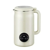 CaiTeLin Multifunction Nut Milk Maker, Automatic Soy Milk Machine, Oat and Nut Beverage Maker for Kitchen Use, White