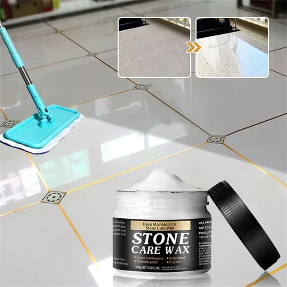 CaiTeLin Stone Polishing Wax Stone Maintenance Polishing Floor Wax Body Wax Coating Agent Ceramic Tile Wax Care and Waxing 80g(Multicolor)