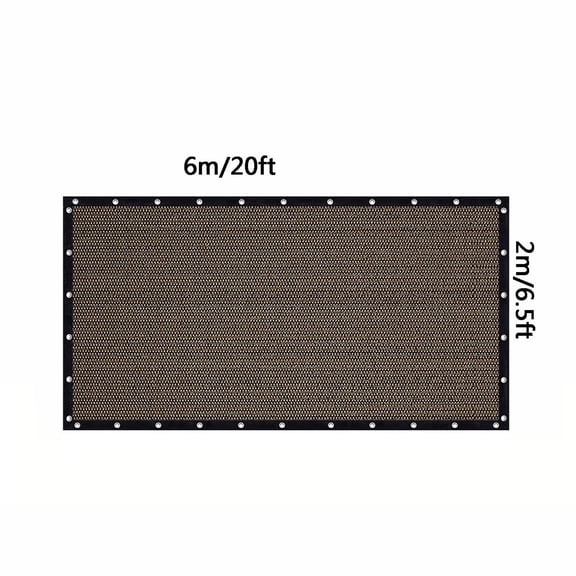 CaiTeLin Sun Shade Fabric Cloth, Garden Patio Outdoor Canopy Cover, UV Protection Yard Awning Screen Durable Versatile Essential for Backyard, Porch, Deck, Lawn