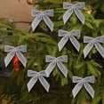 thumbnail image 1 of CaiYueKe 24Pcs Velvet Bows for Christmas Tree Wreath Decorations Rustic Craft Ribbon Bows Holiday Gift Wrap Bows Xmas Home Garland Decor Wedding Party Indoor Outdoor Festive, 1 of 9