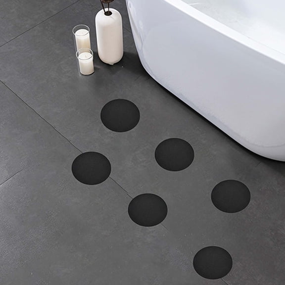 CaiYueKe 6 Pcs Non-Slip Bathroom Stickers, Anti-Skid Safety Decals for Bathtub Shower Floor, Waterproof Adhesive Grip Pads for Tub Tile Stairs, Bathtub Mat, Shower Mat, Anti Slip Strips, Bath Safety